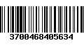 Código de Barras 3700468405634