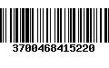 Código de Barras 3700468415220