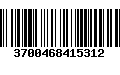 Código de Barras 3700468415312