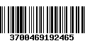 Código de Barras 3700469192465