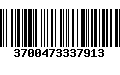 Código de Barras 3700473337913