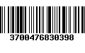 Código de Barras 3700476830398