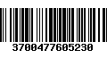 Código de Barras 3700477605230