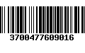 Código de Barras 3700477609016