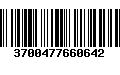 Código de Barras 3700477660642