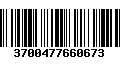 Código de Barras 3700477660673