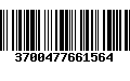 Código de Barras 3700477661564