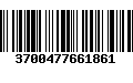 Código de Barras 3700477661861