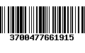 Código de Barras 3700477661915