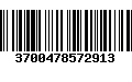 Código de Barras 3700478572913