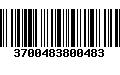 Código de Barras 3700483800483