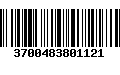 Código de Barras 3700483801121