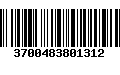 Código de Barras 3700483801312