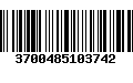 Código de Barras 3700485103742