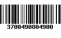 Código de Barras 3700490804900