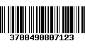 Código de Barras 3700490807123