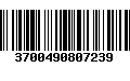 Código de Barras 3700490807239