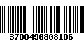 Código de Barras 3700490808106