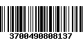 Código de Barras 3700490808137