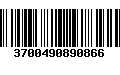 Código de Barras 3700490890866