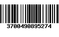 Código de Barras 3700490895274