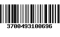 Código de Barras 3700493100696