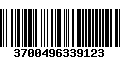 Código de Barras 3700496339123