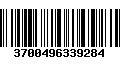 Código de Barras 3700496339284