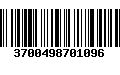 Código de Barras 3700498701096