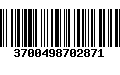 Código de Barras 3700498702871