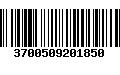 Código de Barras 3700509201850