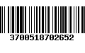 Código de Barras 3700518702652