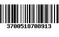 Código de Barras 3700518708913