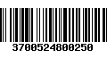 Código de Barras 3700524800250