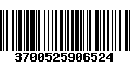 Código de Barras 3700525906524