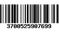 Código de Barras 3700525907699