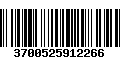 Código de Barras 3700525912266