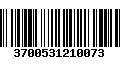 Código de Barras 3700531210073