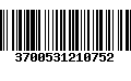 Código de Barras 3700531210752