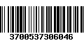 Código de Barras 3700537306046