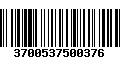 Código de Barras 3700537500376