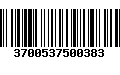 Código de Barras 3700537500383