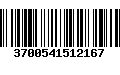 Código de Barras 3700541512167