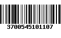 Código de Barras 3700545101107