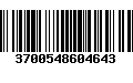 Código de Barras 3700548604643