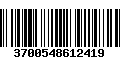 Código de Barras 3700548612419