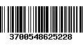 Código de Barras 3700548625228