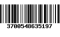 Código de Barras 3700548635197