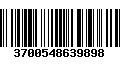 Código de Barras 3700548639898