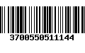 Código de Barras 3700550511144